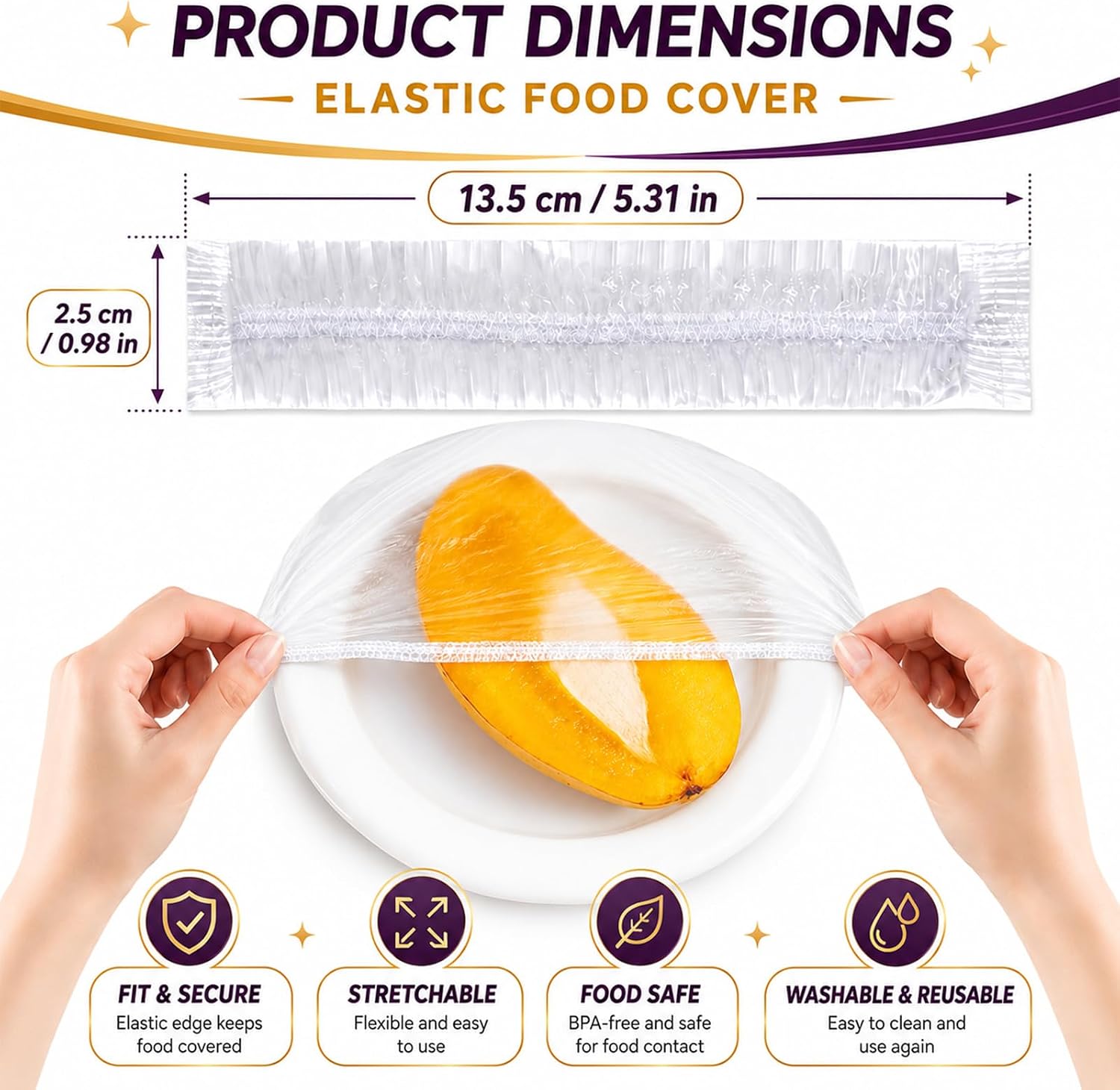 100Pcs Bowl Covers for Bread Proofing