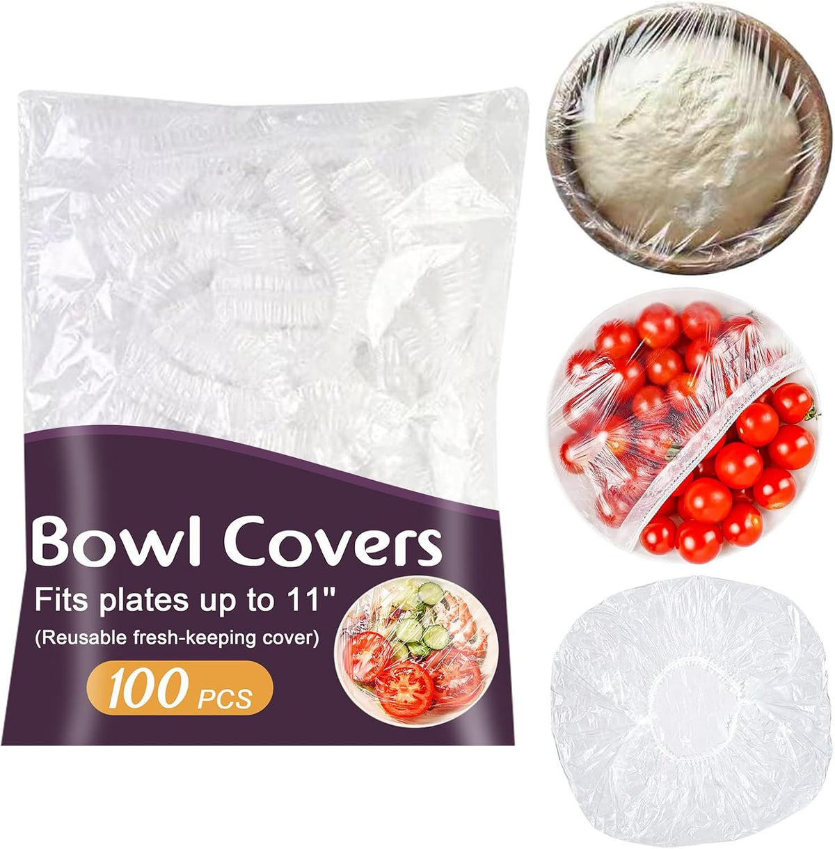 100Pcs Bowl Covers for Bread Proofing