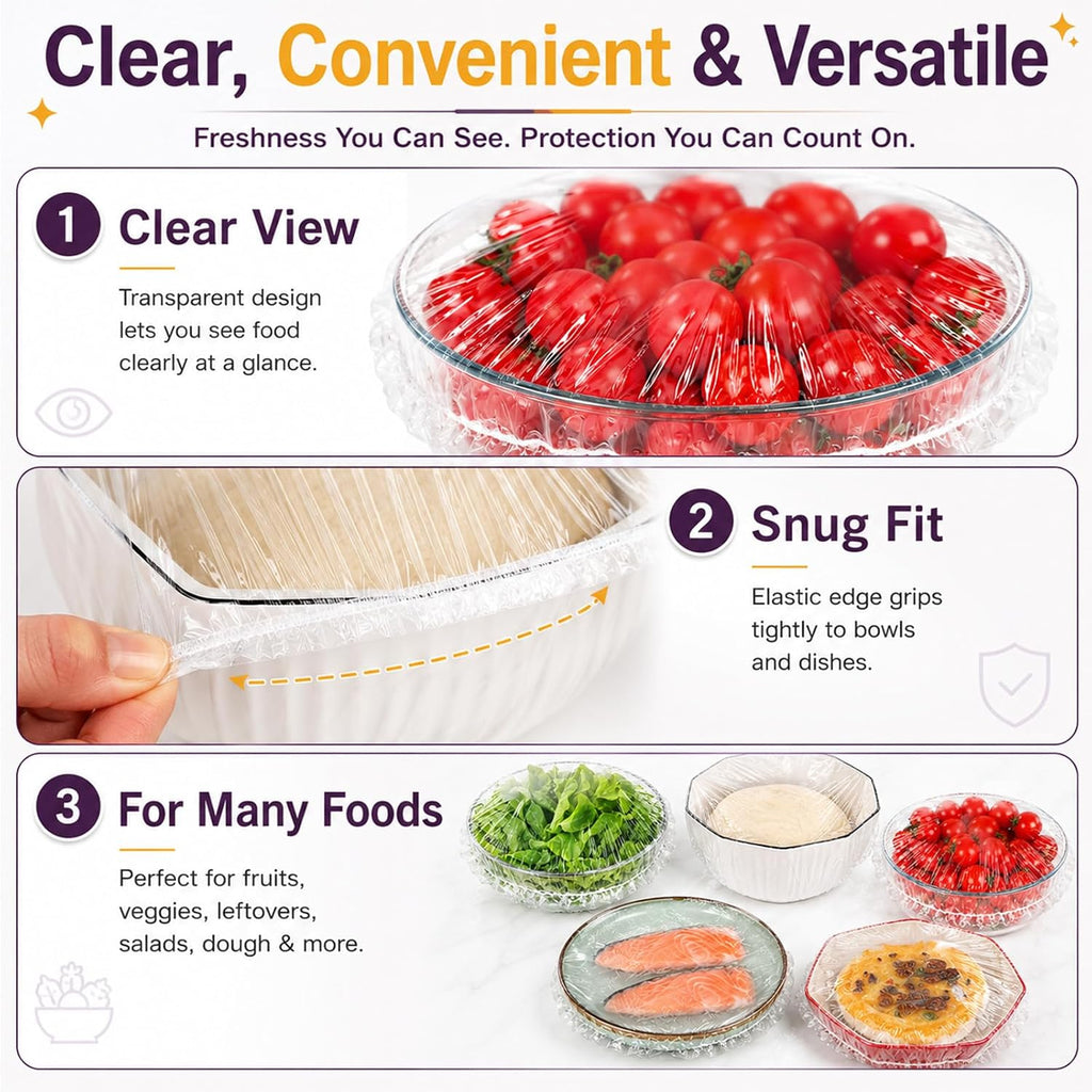 100Pcs Bowl Covers for Bread Proofing