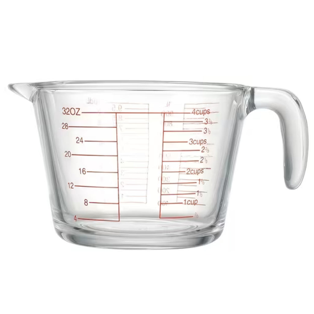 (1/3-PCS) Glass Measuring Cups(11.83oz 16.91oz 33.81oz)
