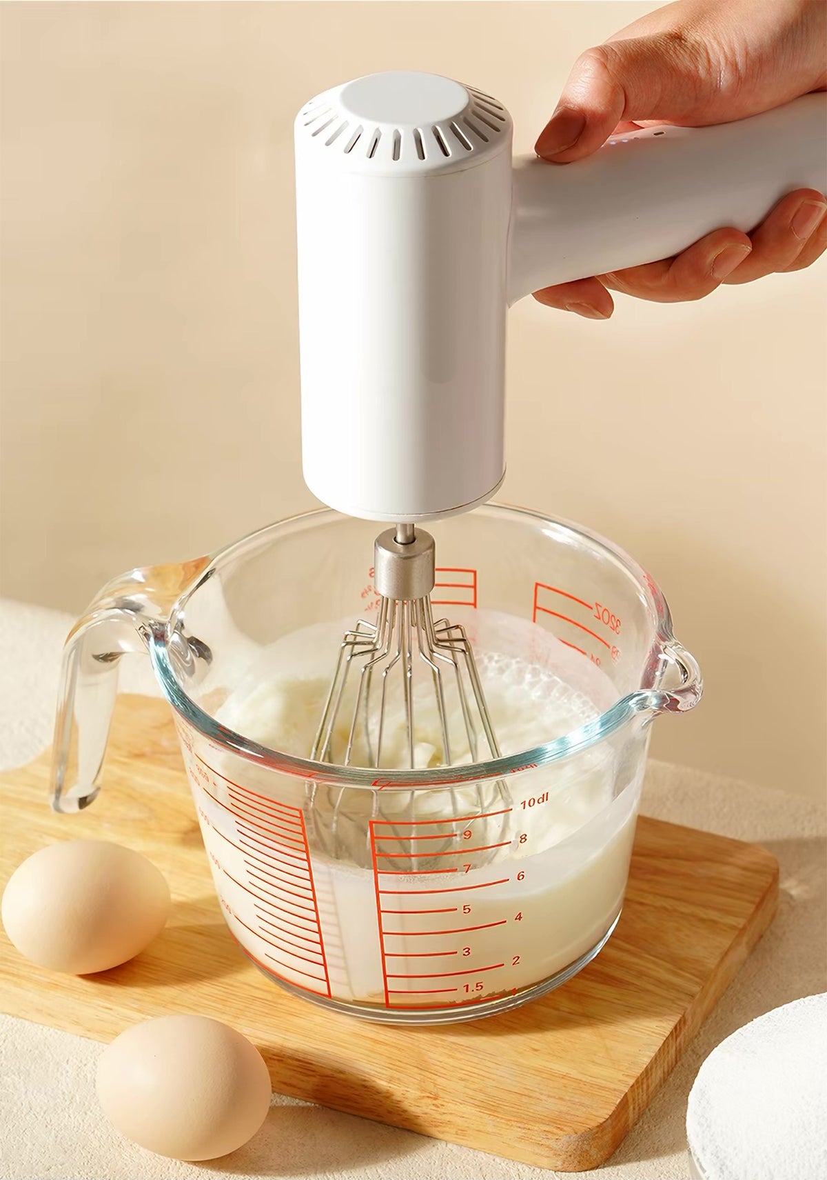 (1/3-PCS) Glass Measuring Cups(11.83oz 16.91oz 33.81oz)