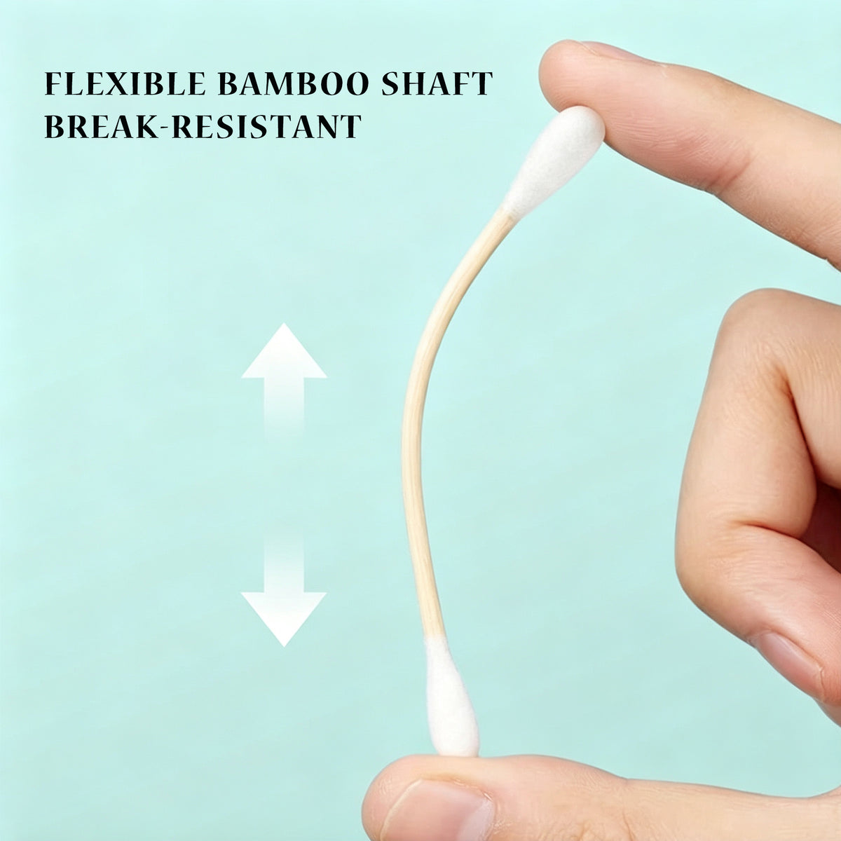 Cotton Swabs 1000 Count, Bamboo Sticks Soft Double Tips