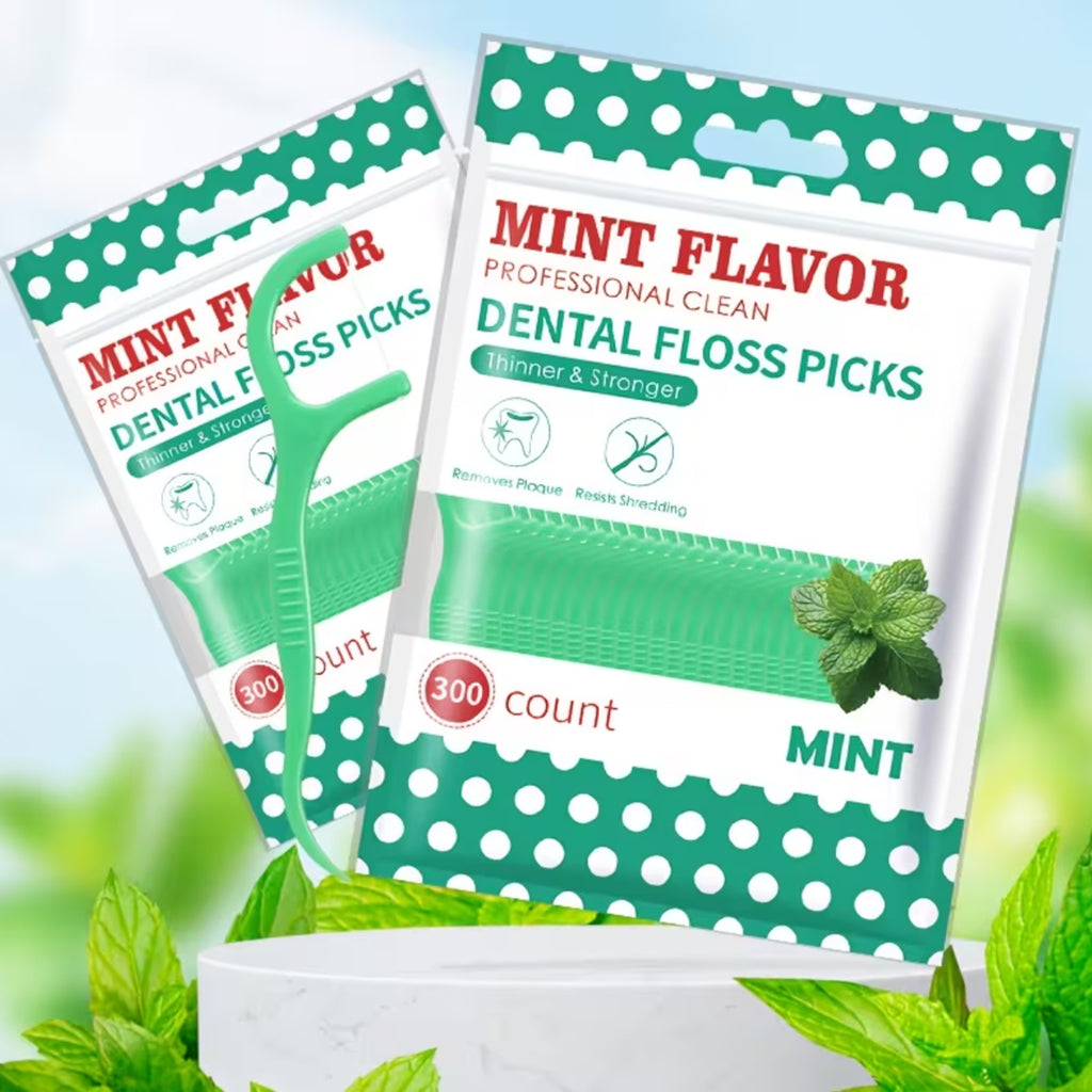 MintFloss Picks, 300 Count Floss